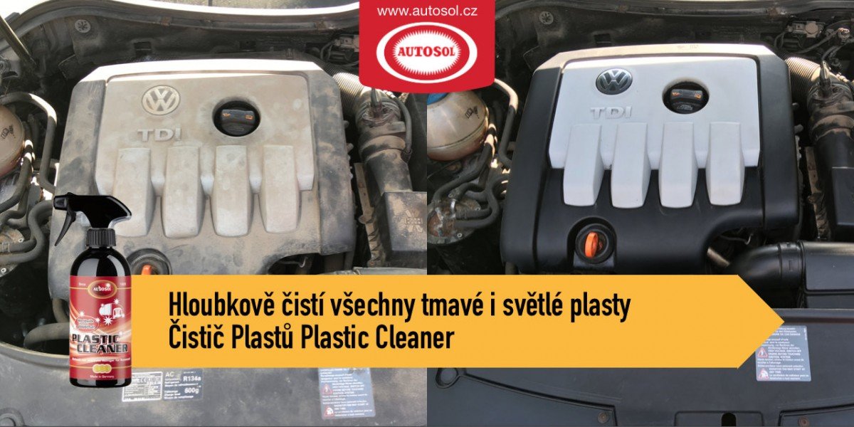 čištění plastů na autě