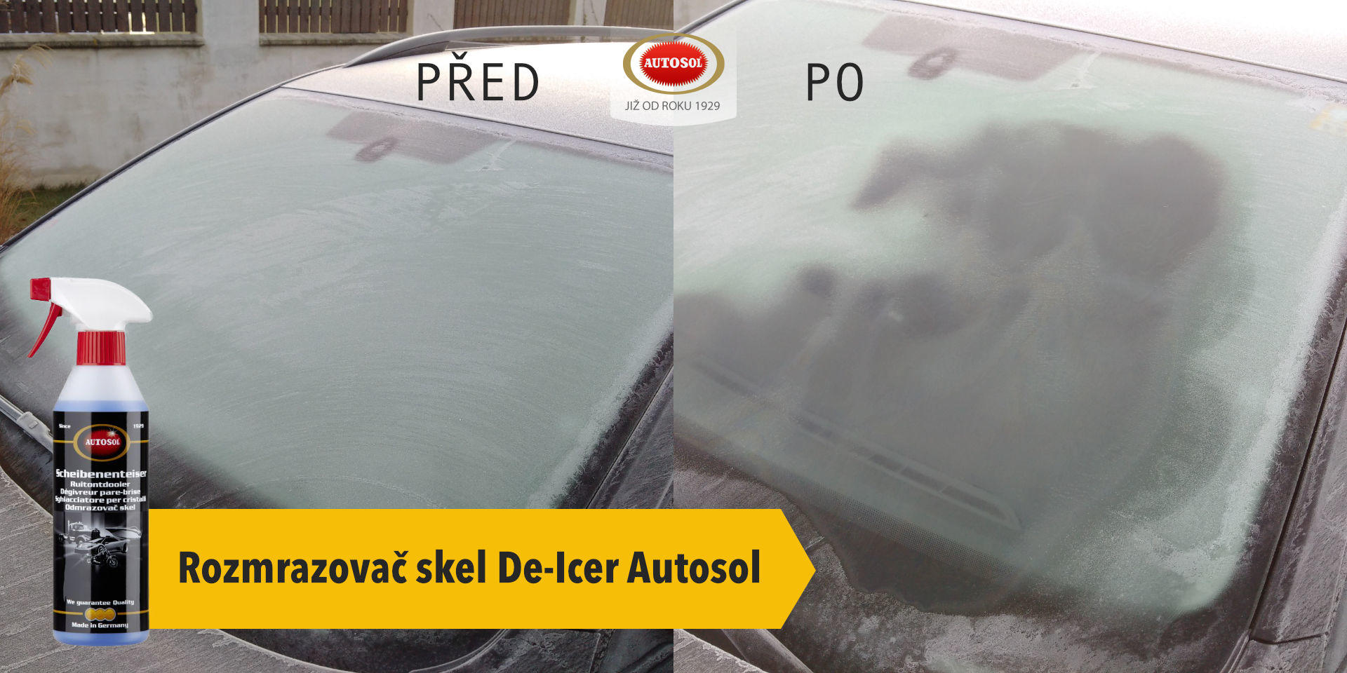 Rozbrazovač skel De-Icer Autosol