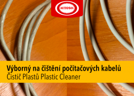 čištění PC kabelu