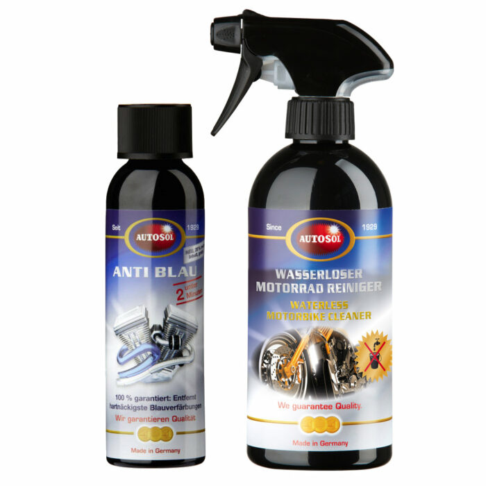 Sada na motorku Waterless Cleaner a Bluing Remover